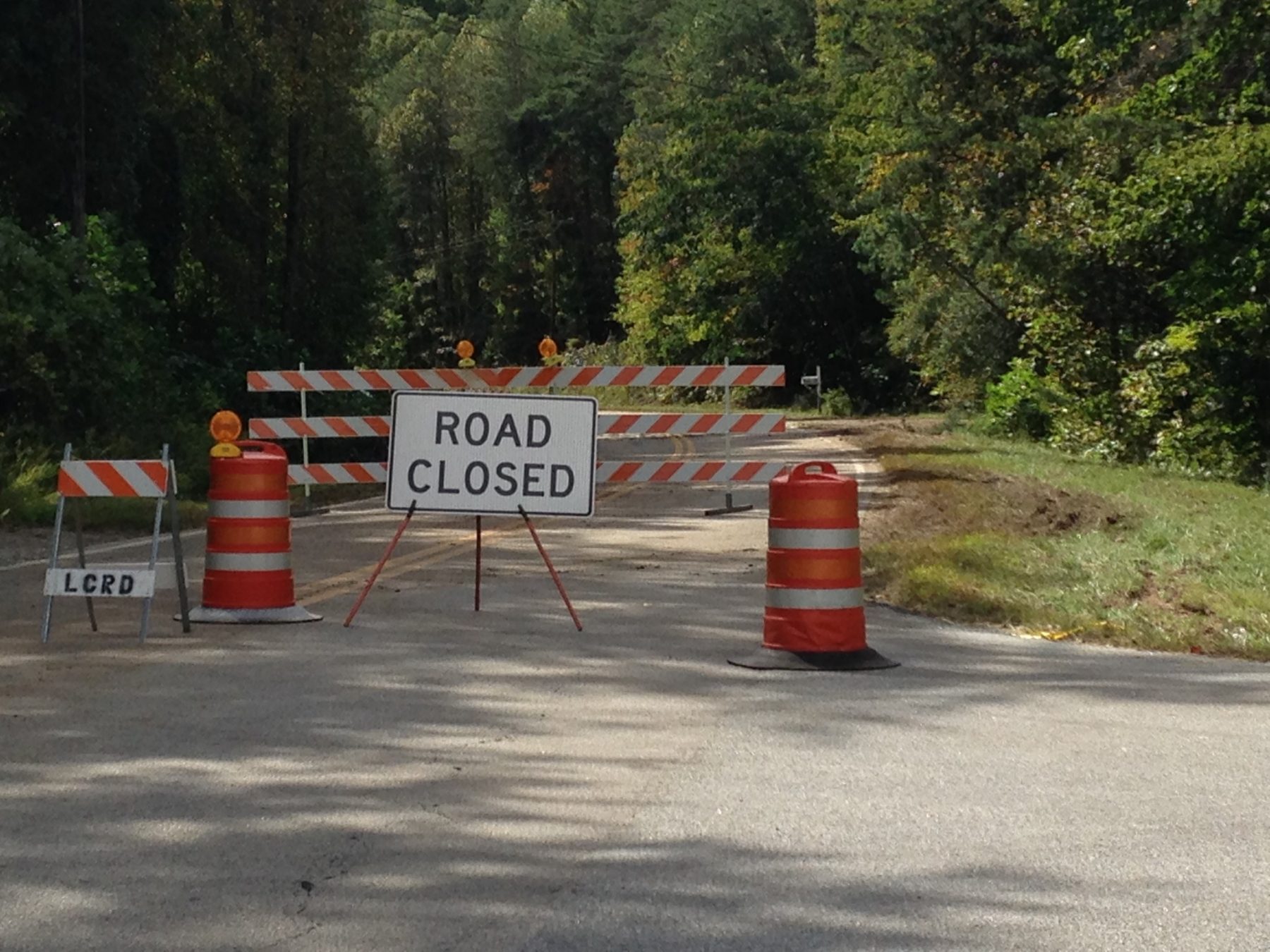 Replacement of storm drainpipe will require road closure.