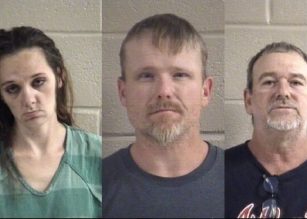 three individual mugshots